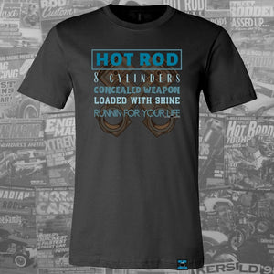 Hot Rod Blue Moonshine Tee