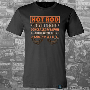 Hot Rod Orange Moonshine Tee