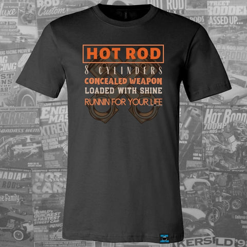 Image of Hot Rod Orange Moonshine Tee