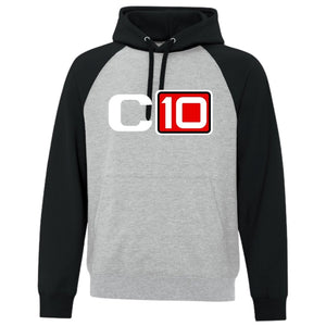 C 10 Two Tone Pullover Hoodie